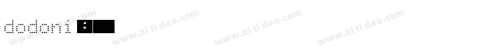 dodoni 明天字体转换